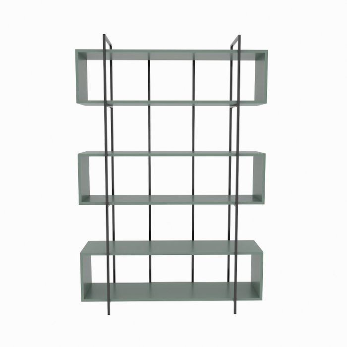 Hanah Home Estantería Verde y Negro Hanah Home Estantería Verde y Negro